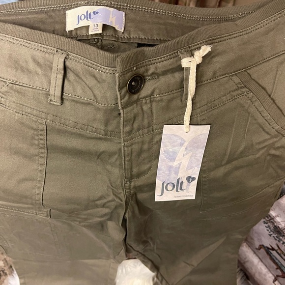 NWT- Juniors jolt jeans size 13 really nice green color - Picture 6 of 6